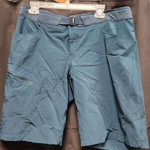 Arc'teryx Teal Blue Belted Shorts